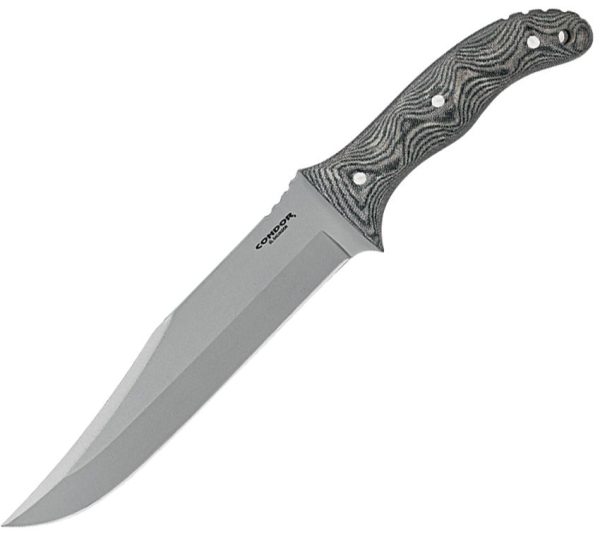 Condor Belgian Bowie Fixed Blade Knife 1075HC Steel Micarta