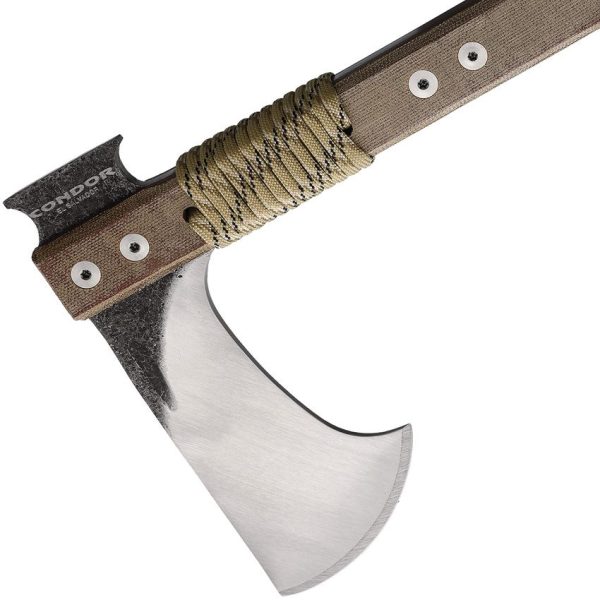 Condor Tactical P.A.S.S. Hawk Axe 1075HC Steel Fixed Blade