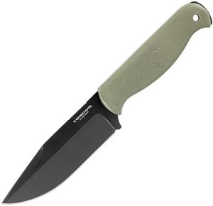 CTK183149AGHC.jpg Condor Fighter Fixed Blade 5" 1075HC Army Green Knife