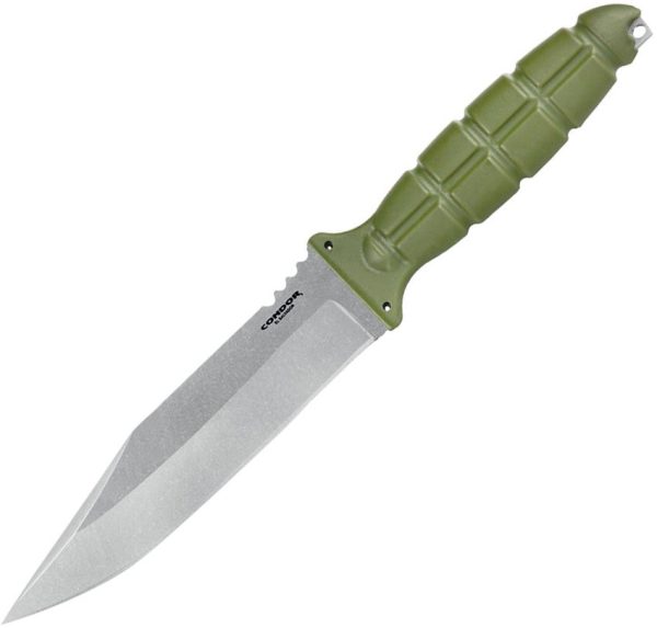 Condor Escort Fixed Blade 6.5" 420HC Stainless Green Handle