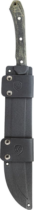 Condor K-Night Machete 13.25" 1075HC Fixed Blade Black Micarta