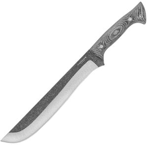 Condor Lobo Machete 12" 1075HC Steel Fixed Blade Black Micarta