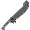 Condor Lobo Machete 12" 1075HC Steel Fixed Blade Black Micarta