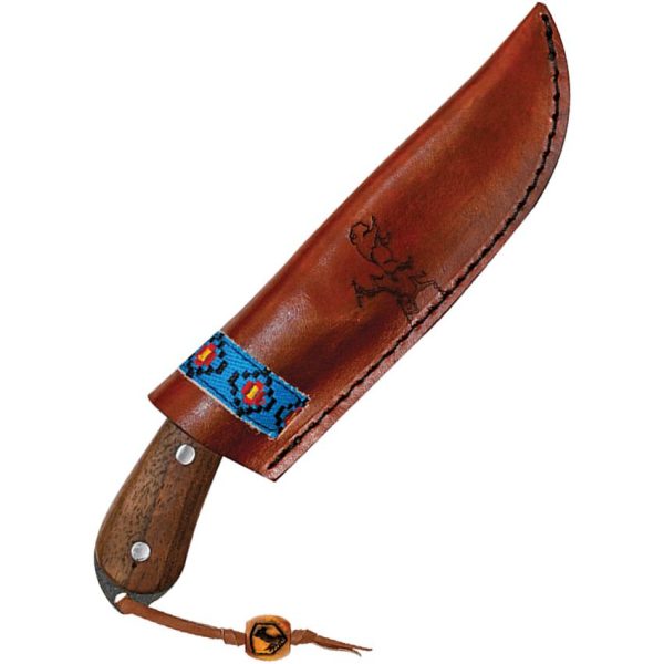 Condor Blue River Fixed Blade Knife 1095HC Steel Walnut Handle