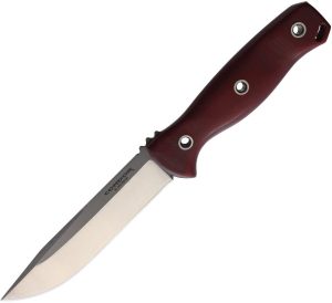 Condor Bushcraft Bliss Fixed Blade 1075HC Steel Red Micarta