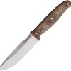 Condor Prius Fixed Blade 440C Stainless Brown Micarta