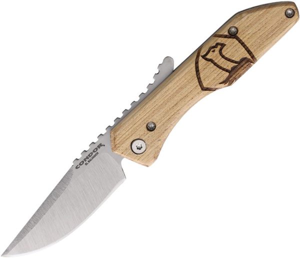 Condor Blind Shepard Folder 2.5in 1075HC Hickory