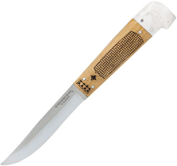 Condor Samicarta Fixed Blade 3.88" 14C28N Scandi Grind Knife