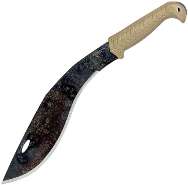 Condor Terrakukri Desert Fixed Blade 13.25" 1075HC Steel Knife