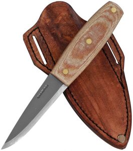 Condor Primitive Mountain Fixed Blade Knife 1075HC Steel Canvas Micarta