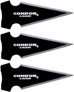 Condor Saighead Arrow Head Set of Three - 420HC Steel