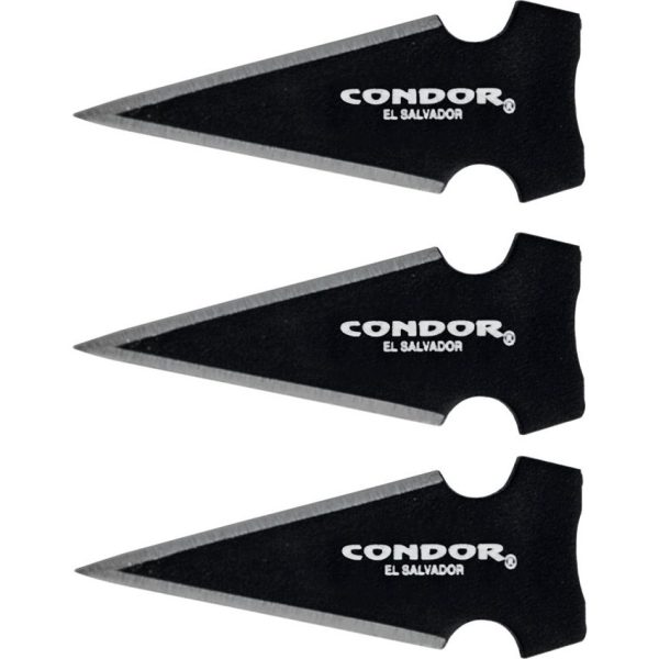 Condor Saighead Arrow Head Set of Three - 420HC Steel