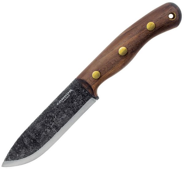 Condor Bisonte Fixed Blade Knife 1095HC Steel Walnut Handle