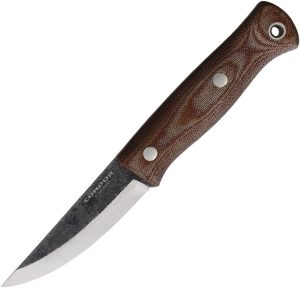 CTK396134HC.jpg Condor Trivittata Puukko Fixed Blade 3.5" 1095HC Brown Micarta
