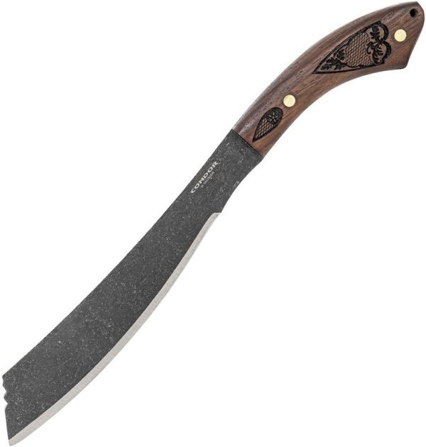 Condor Carlotus Machete 9.88" 1075HC Fixed Blade Walnut