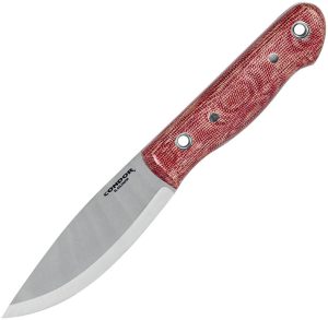 CTK398144SS.jpg Condor Firewater Fixed Blade 440C Stainless Red Micarta
