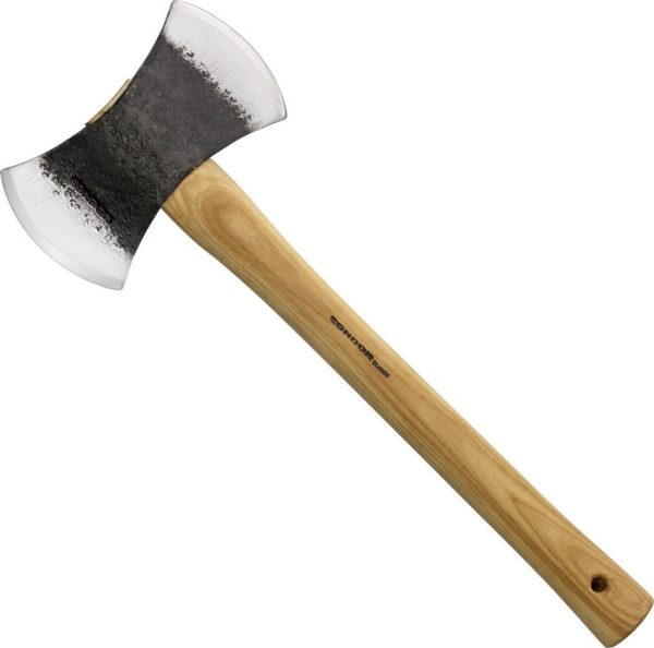 CTK4051C175.jpg Condor Double Bit Michigan Axe Carbon Steel Hickory Handle
