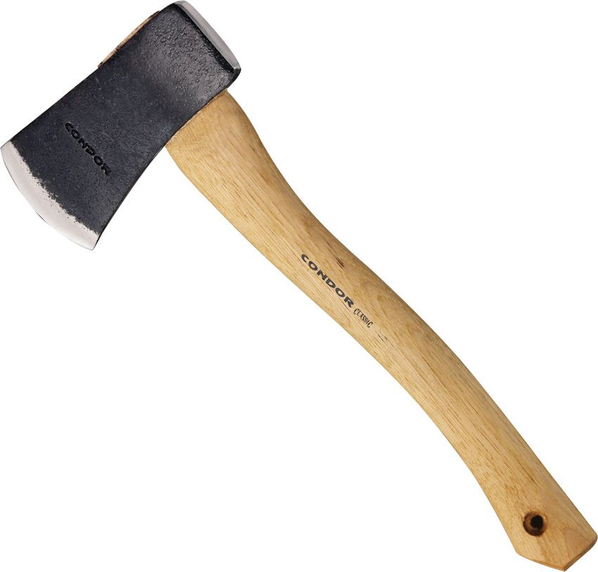 Condor Camping Hatchet 1060 High Carbon Steel with Hickory Handle