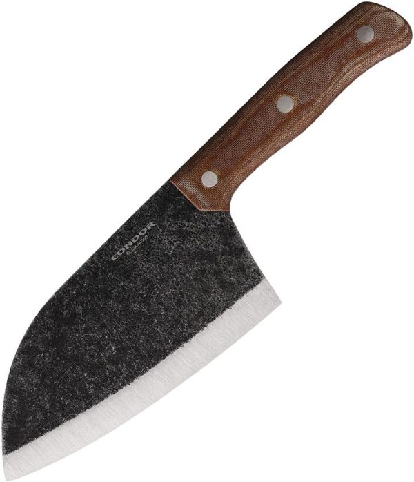 CTK500962HC.jpg Condor Serbian Kuvar Cleaver Fixed Blade 6.25" 1075HC Steel
