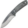 CTK80445HC.jpg Condor Talon Fixed Blade 1095HC Steel Black Micarta Knife