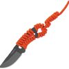 Condor Carlitos Neck Knife Orange Fixed Blade 1075HC Steel