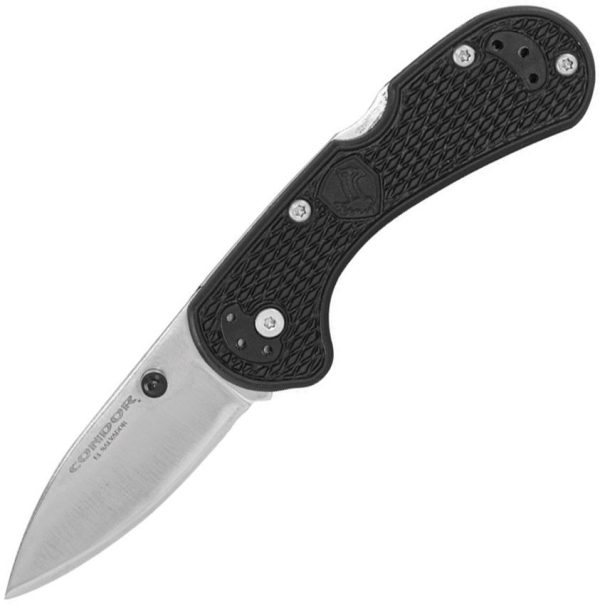 Condor Cadejo Lockback Black 14C28N Folding Knife EDC