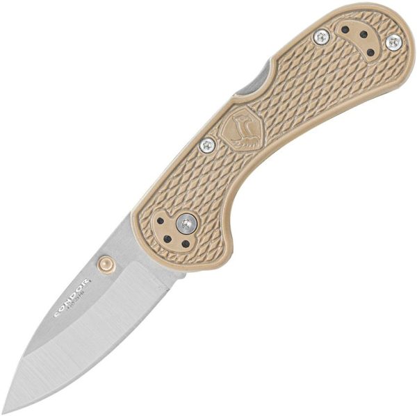 Condor Cadejo Lockback Desert Tan 14C28N Zytel Handle