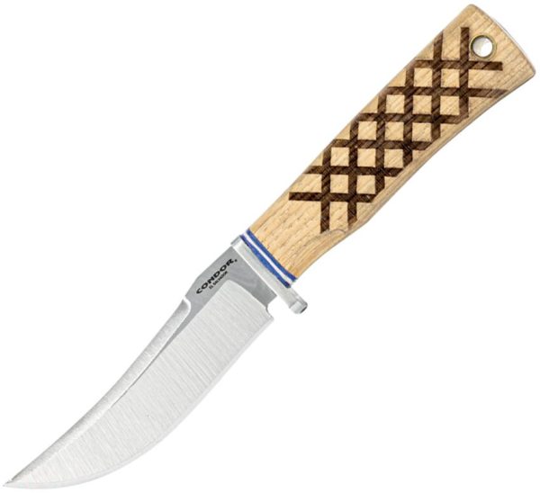Condor Woodspirit Hiker Fixed Blade Knife 14C28N Sandvik Hickory