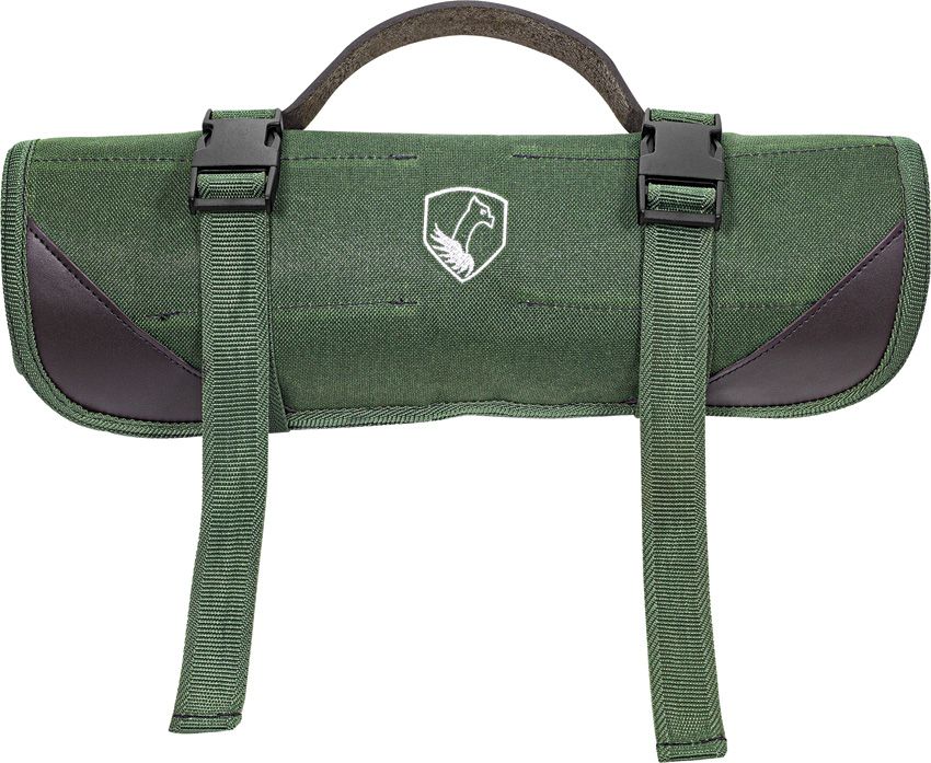 Condor 12 Piece Knife Roll Canvas and Leather Green