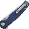 Cobratec Samson Linerlock Blue D2 Folding Knife 3.25" Blade