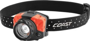 Coast FL85 Rechargeable Headlamp 650 Lumens Red White LED