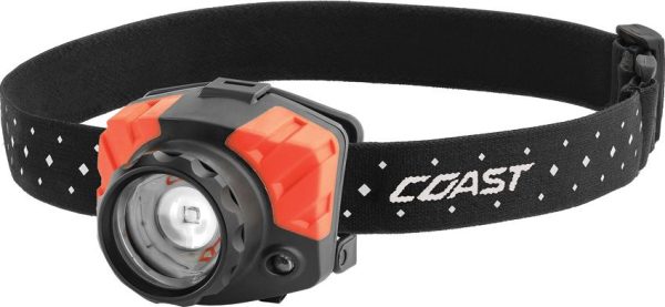Coast FL85 Rechargeable Headlamp 650 Lumens Red White LED