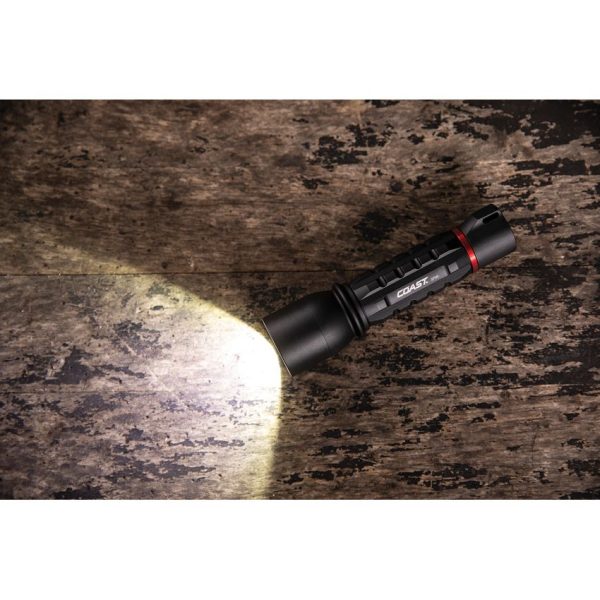 Coast XP9R Rechargeable Tactical Flashlight 1000 Lumens Black
