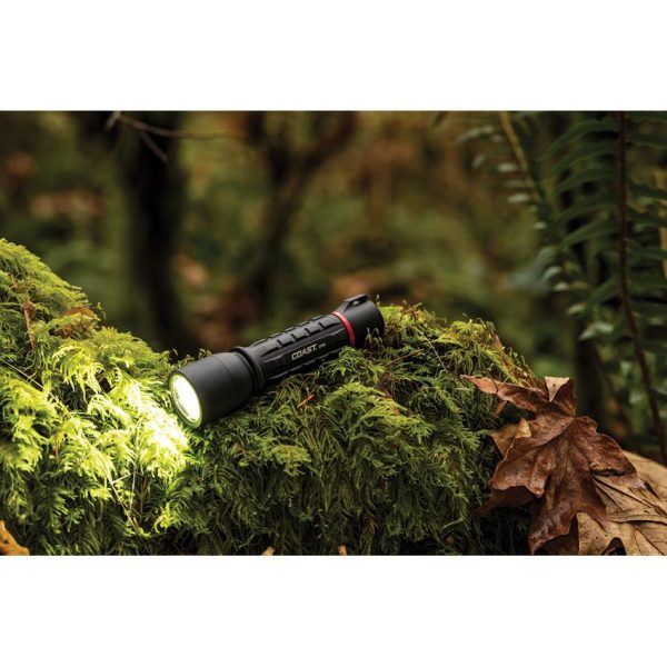 Coast XP9R Rechargeable Tactical Flashlight 1000 Lumens Black