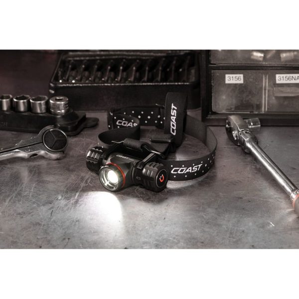 Coast XPH34R Rechargeable Headlamp 1025 Lumens Water Resistant