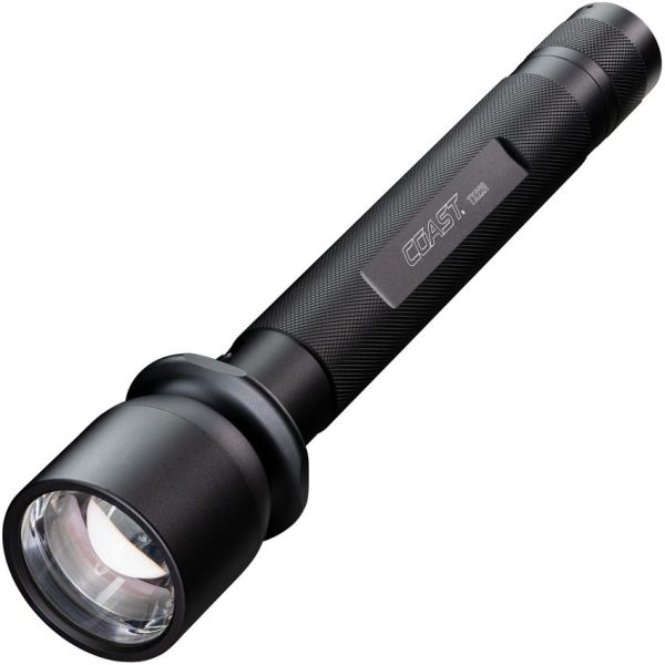 Coast TX22R Rechargeable Tactical Flashlight 5300 Lumens Black