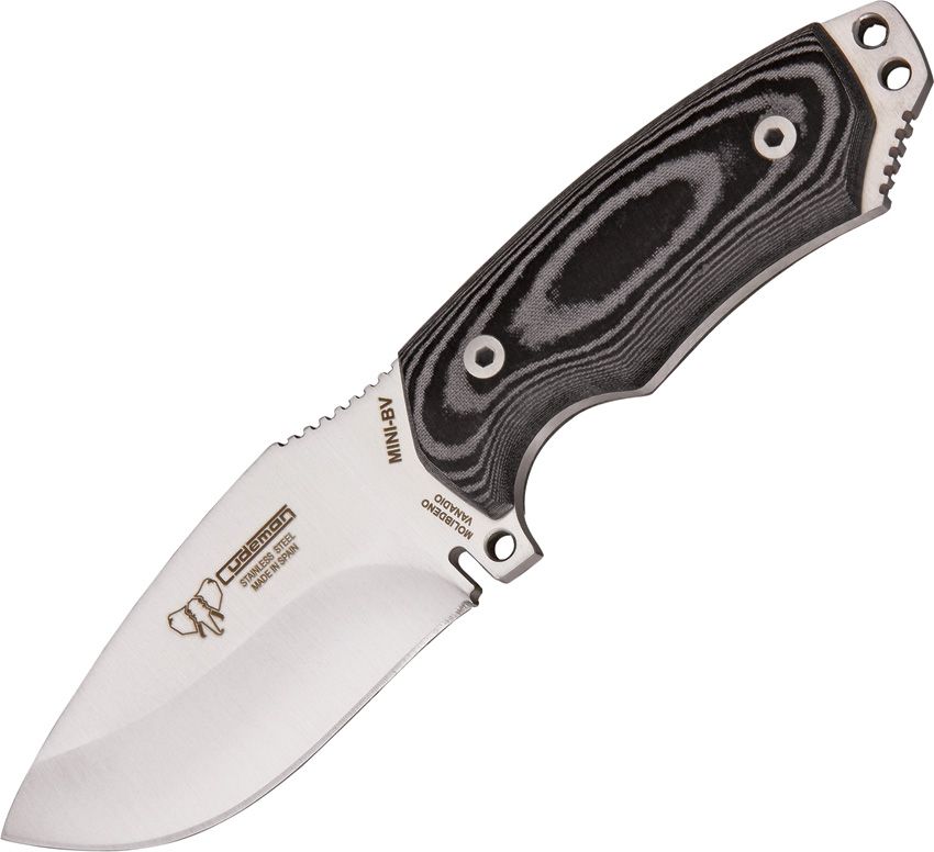 Cudeman Tactical Mini BV Fixed Blade Knife 3.5 Vanadium Molybdenum Black