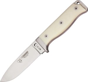 Cudeman MT5 Survival Fixed Blade Knife N695 Steel White Micarta