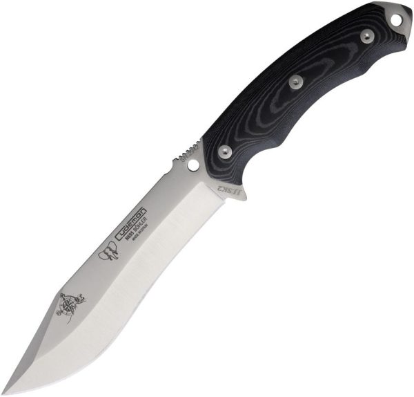 Cudeman Survival Fixed Blade 6" N695 Stainless Black Micarta
