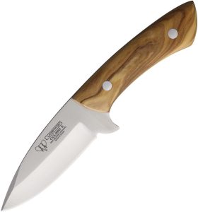 Cudeman Colibri II Fixed Blade Olive Wood 3.38" Spanish Knife