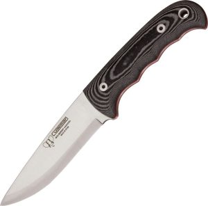 Cudeman Black Micarta Fixed Blade Knife 4.25" Mova Steel