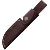 Cudeman Fixed Blade Olive Wood Handle 4" Satin Steel Knife