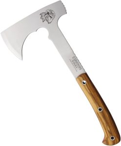 Cudeman Eagle Axe - Boehler N695 Stainless Steel Olive Wood