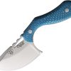 Cudeman Pyrana Neck Knife Fixed Blade N695 Stainless Blue Juma