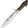 Cudeman Bowie Stag Crown Fixed Blade Knife 9.5" Vanadium Steel