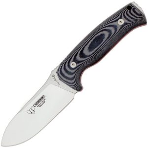 Cudeman Fixed Blade N695 Stainless Black Micarta Handle Knife