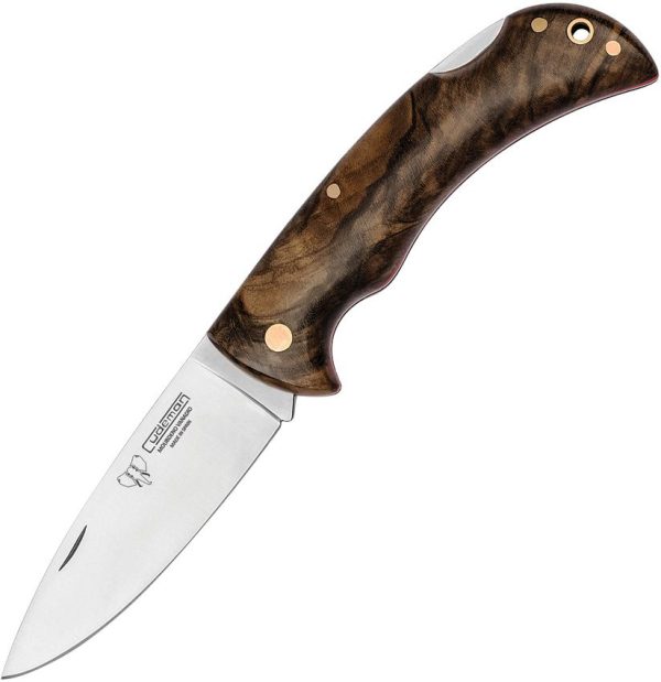 Cudeman Lockback Folding Knife 3.75" Vanadium Steel Walnut