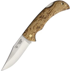 Cudeman 326 Lockback Folding Knife N690 Birch 3.5" Blade Spain