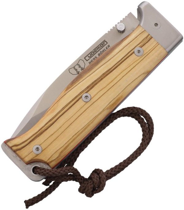 Cudeman MT6 Limited Edition Folding Knife N695 Olive Wood Spain