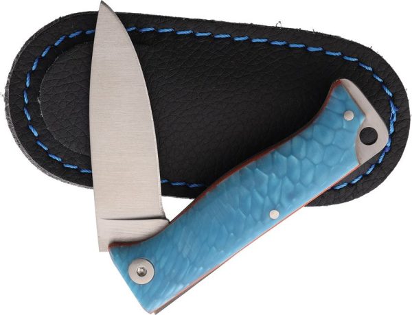 Cudeman MT-10 Folder Blue Juma Folding Knife Vanadium Steel